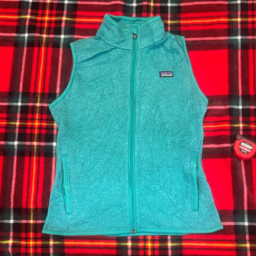 Patagonia Turquoise Fleece Vest